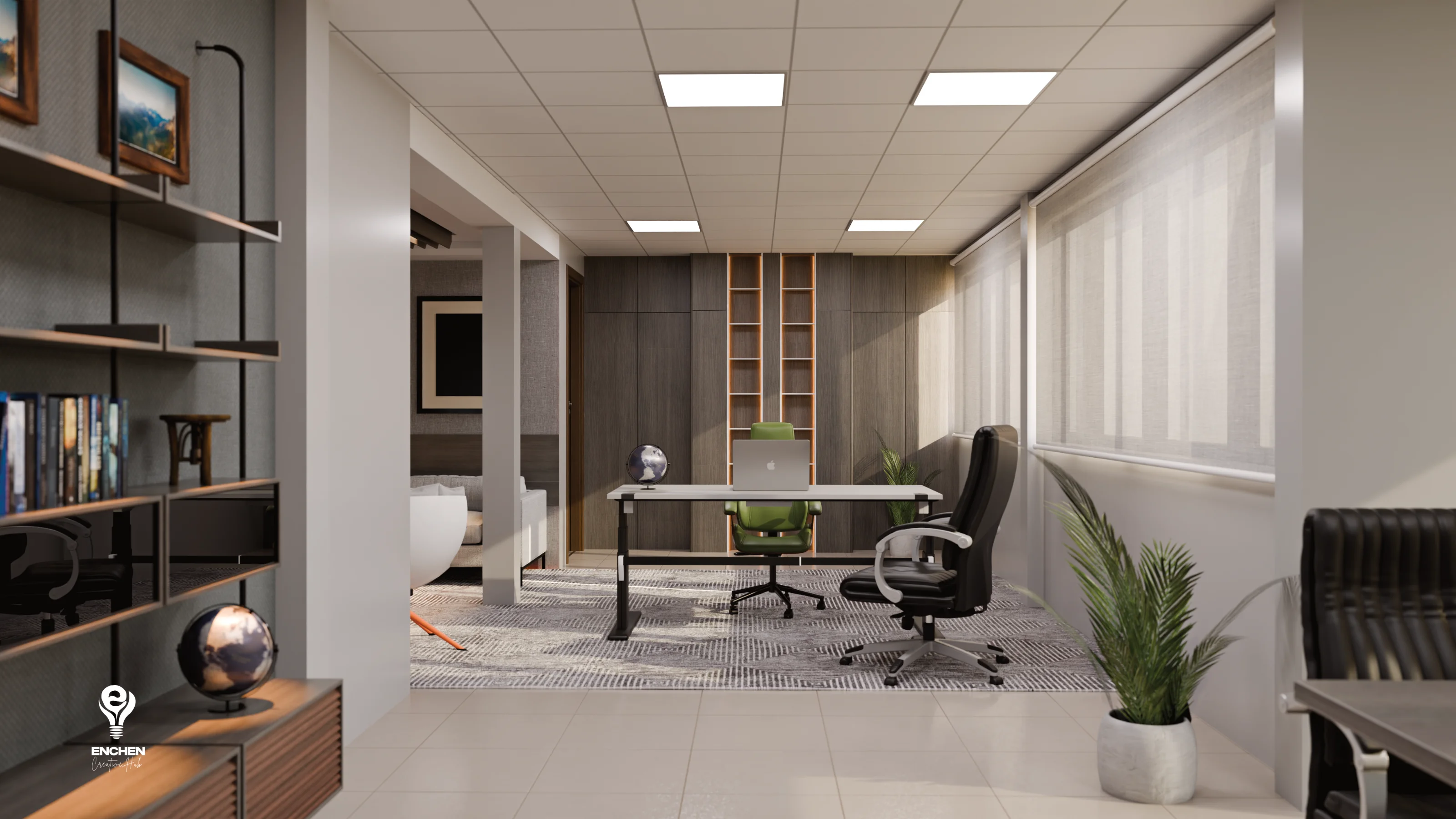 In-office meeting area
