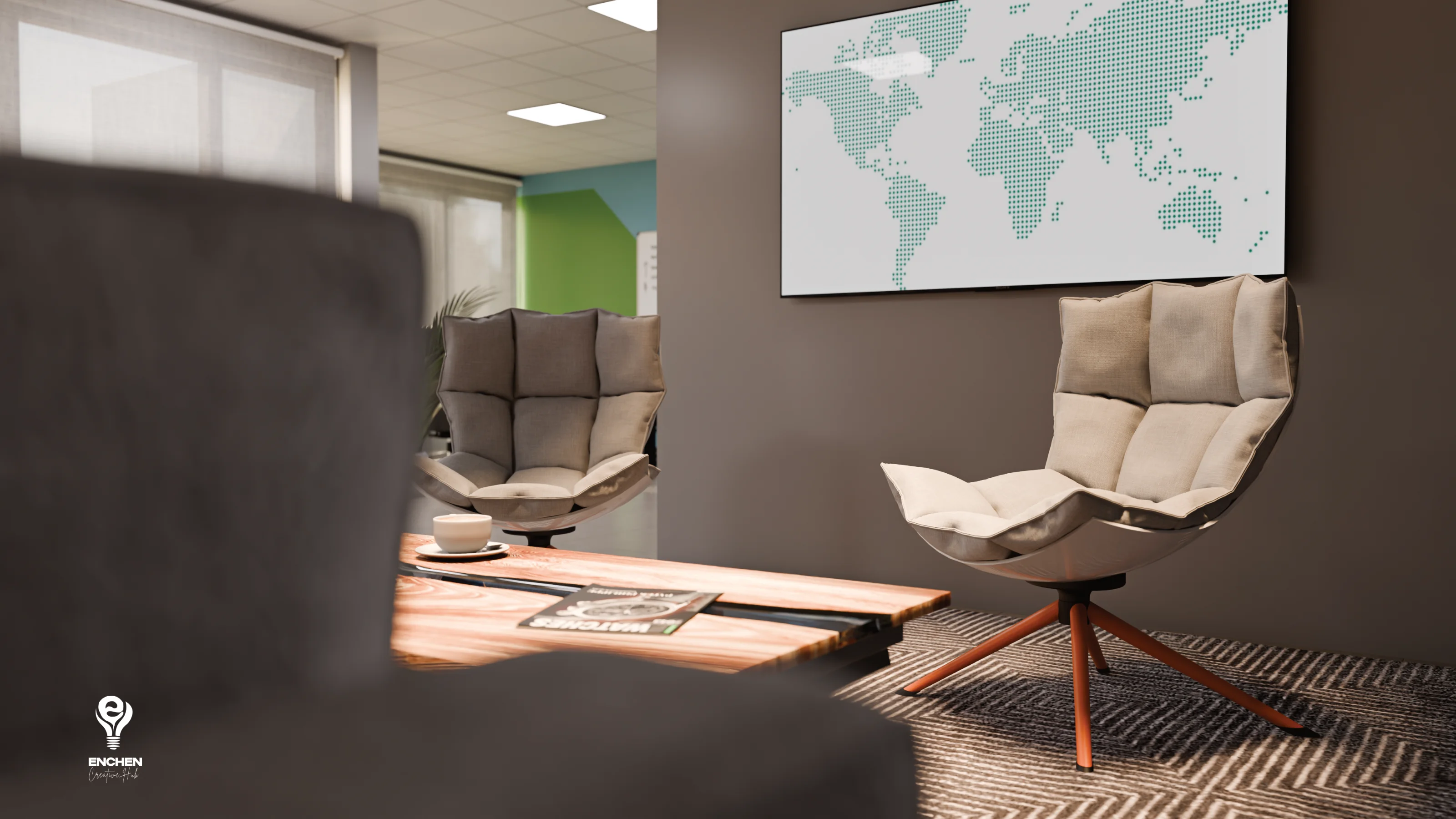 Office lounge corner
