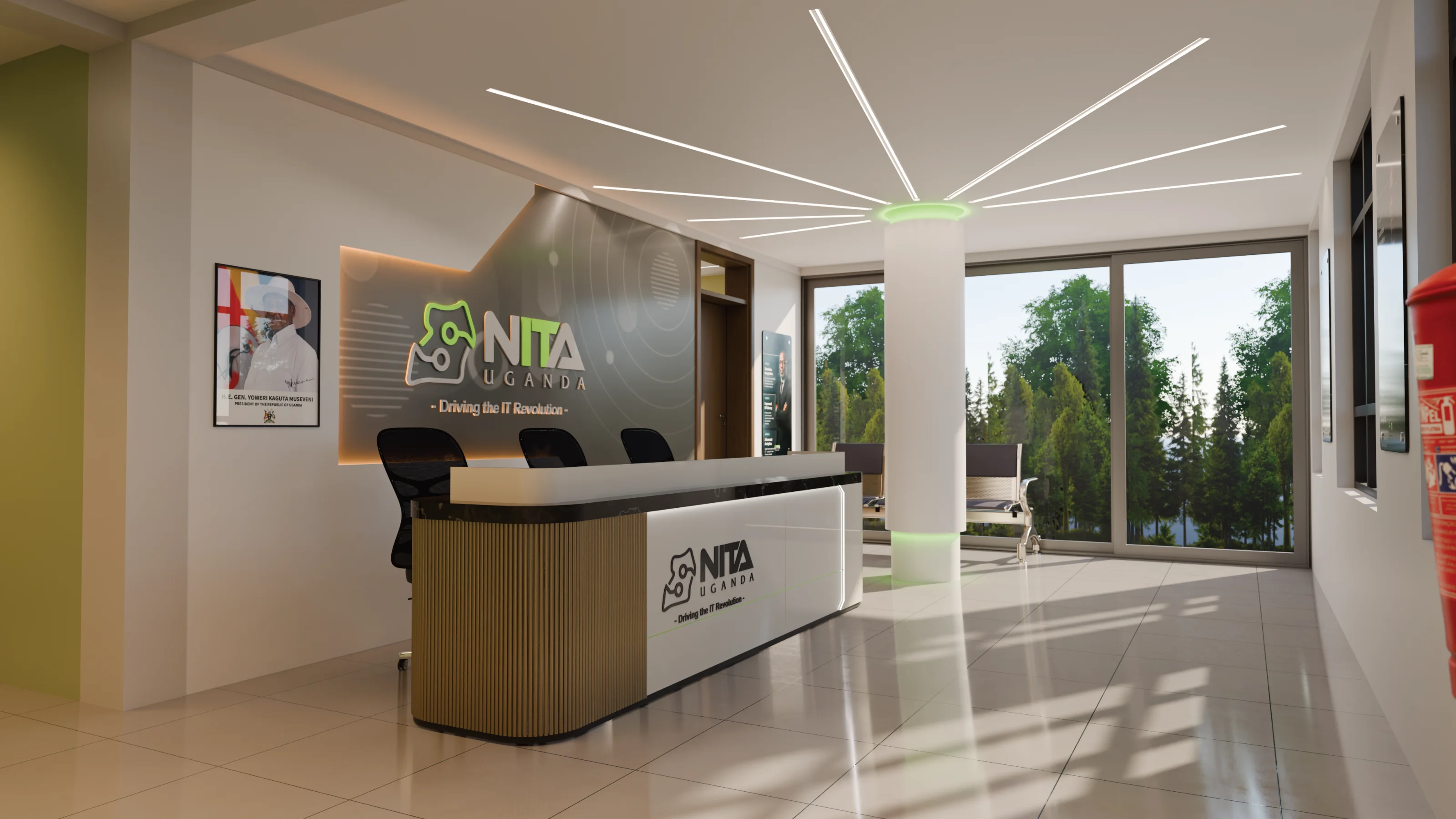 NITA reception and lounge interior
